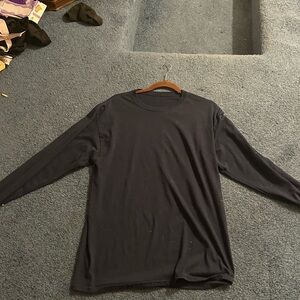 Men's Black Long Sleeve Shirt
